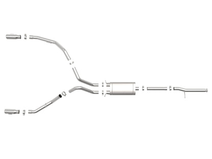 aFe Apollo GT Series 3 IN 409 SS Cat-Back Exhaust System w/ Polish Tip GM Sierra 1500 09-18 49-44111-P 49-44111-P Photo - Unmounted