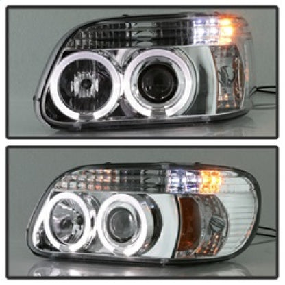 Spyder Ford Explorer 95-01 1PC Projector Headlights LED Halo Chrm PRO-YD-FEXP95-HL-1PC-C 5010148 5010148 Photo - Unmounted