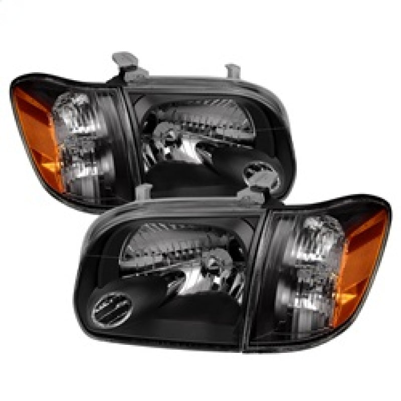SPYDER Xtune Toyota Tundra Double Cab 05-06 OEM Style Headlights & Corner Lights Black HD-JH-TTUN05-AM-BK 9034336 9034336 Photo - Primary