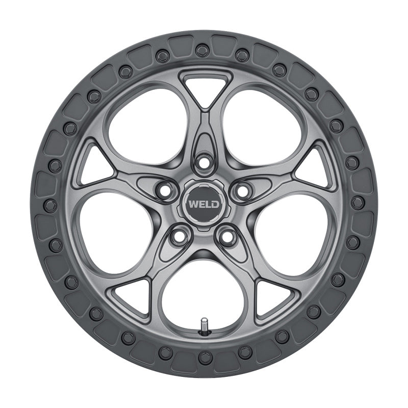Weld Off-Road W107 17X9.0 Ledge 5X127 ET-12 BS4.50 Satin Gun Satin Black 71.5 W10779075450 W10779075450 Photo - Primary