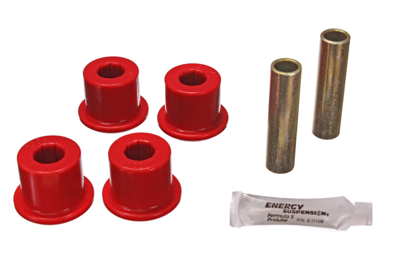 Energy Suspension Frame Shackle Bushing Set Red Chevrolet C20 All 1975-1986 3.2125R Photo - Primary