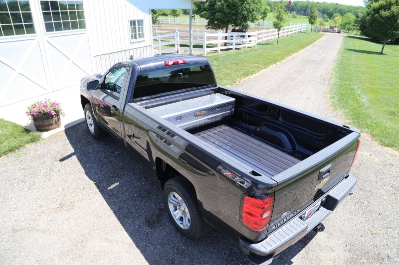 Dee Zee Deezee Universal Tool Box - Red Chest BT Alum 56In Slanted DZ8556 DZ8556 Photo - Mounted