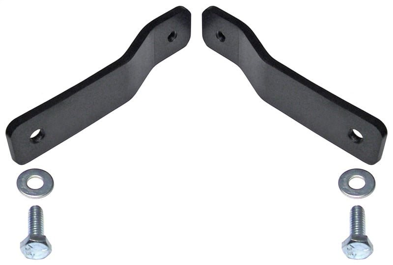 RockJock JK Brake Line Relocation Bracket Kit Rear CE-9807RBLBK CE-9807RBLBK Photo - Primary