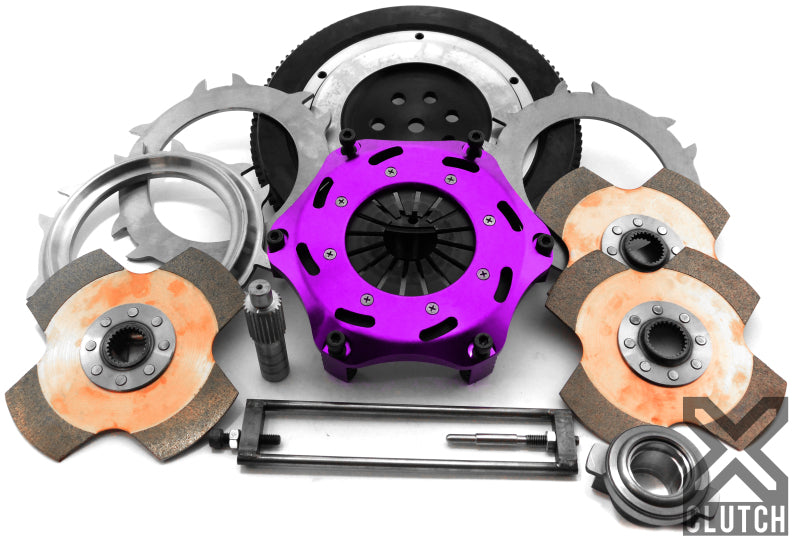 XCLUTCH 1997 Mitsubishi Lancer EVO IV 2.0L 7.25in Triple Solid Ceramic Clutch Kit XKMI18522-3E XKMI18522-3E Photo - Primary