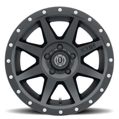 ICON Rebound 17x8.5 5x5.5 0mm Offset 4.75in BS Satin Black Wheel 1817858547SB 1817858547SB Photo - Close Up