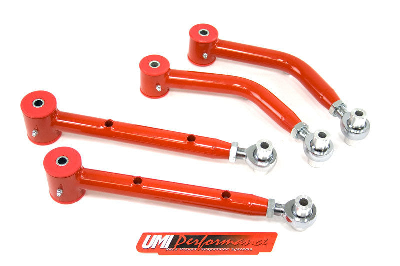 UMI Performance 71-75 GM H-Body Adjustable Upper & Lower Control Arm Kit 501619-R 501619-R Photo - Primary