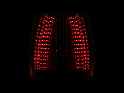 Anzo 2007-2014 Chevrolet Suburban LED Taillights Smoke - Escalade Look 311192 Photo - Unmounted