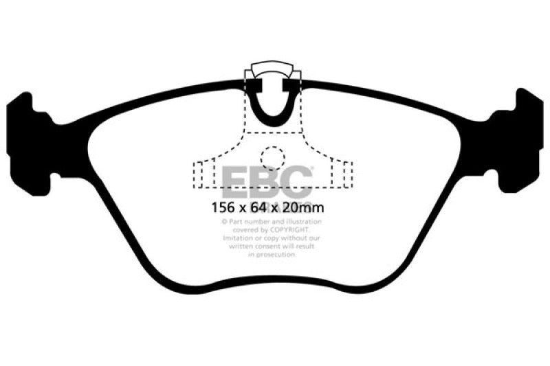 EBC Disc Brake Pad Set DP41089R Photo - Primary