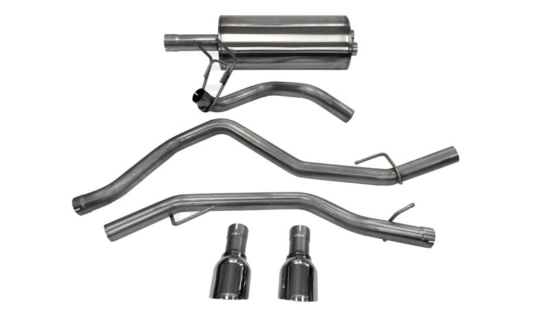 Corsa Performance 09-14 Dodge Ram 1500 4.7L Quad/Crew Cab/Short Bed Polished Dual Exit 14405 Photo - Primary