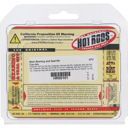 Hot Rods Hr Main Bearing And Seal Kit HR00101 HR00101 Photo - Primary