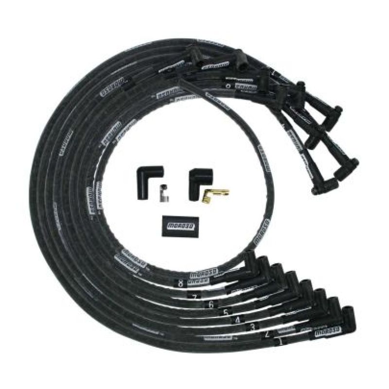 Moroso Mag-Tune Plug Wire Set SBC 90 Degree HEI MOR9767M 9767M User 1