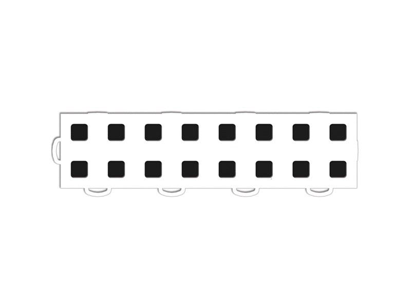 WeatherTech TechFloor - 3in X 12in Tiles(Left Loop) - White/Black **Order in Qtys of 10 51T312LL WH-BK 51T312LL WH-BK Photo - Primary