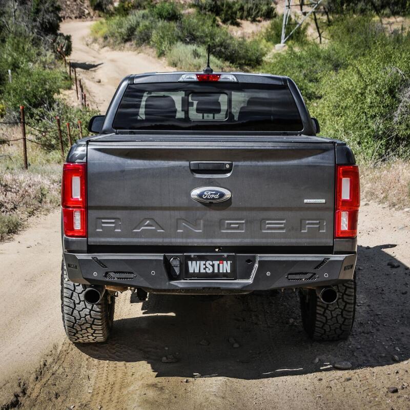 Westin 19-20 Ford Ranger Pro-Series Rear Bumper - Textured Black 58-421085 58-421085 Photo - Mounted