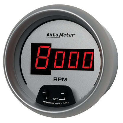 AutoMeter Gauge Tach 3-3/8in. 10K RPM In-Dash Digital Silver Dial W/ Red Led 6597 6597 User 2