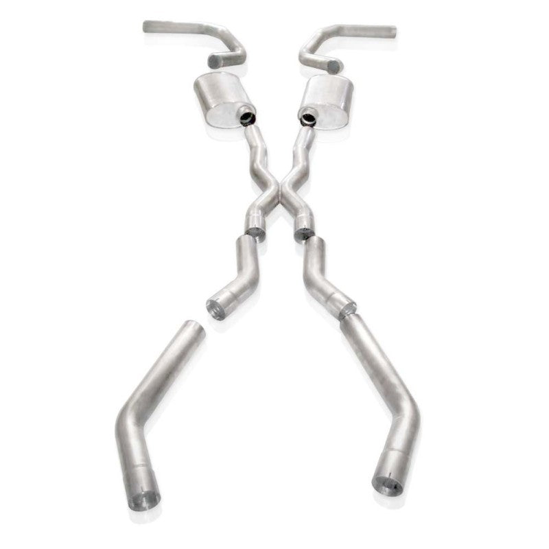 Stainless Works Chevy Camaro 1967-69 Exhaust 3in Stainless with X-Pipe CA679LSD CA679LSD Photo - Primary