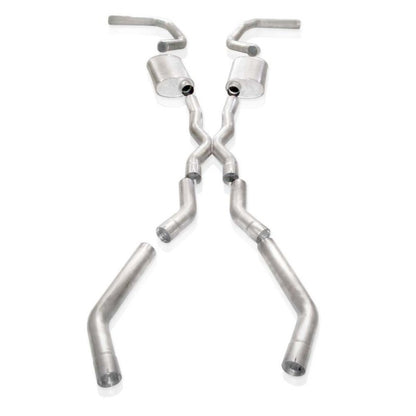 Stainless Works Chevy Camaro 1967-69 Exhaust 3in Stainless with X-Pipe CA679LSD CA679LSD Photo - Primary