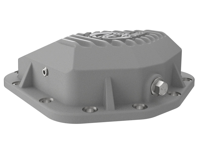 aFe Power Street Series Rear Differential Cover Raw w/Machined Fins 18-21 Jeep Wrangler JL Dana M200 46-71090A 46-71090A Photo - Unmounted