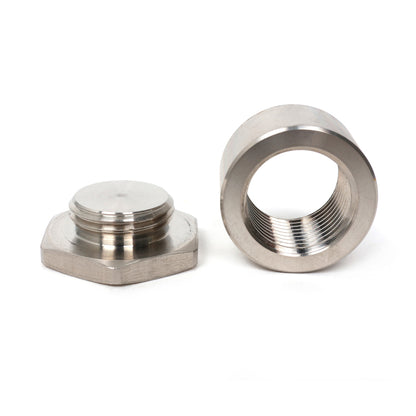 BLOX Racing O2 Bung and Fitting Kit; Stainless 02RLD BXFL-00106 User 1