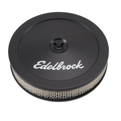 Edelbrock Air Cleaner, Pro-Flo Series, Round, Steel Top, Paper Element, 10" Dia. 1203 Photo - Primary