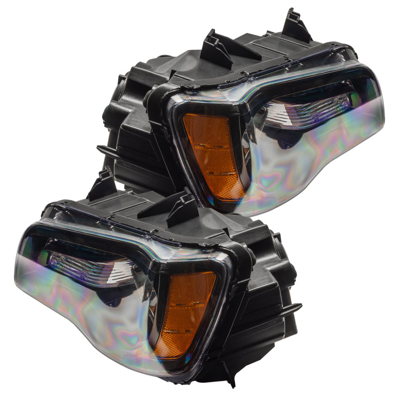 ORACLE Lighting Oracle 11-14 Chrysler 300C SMD HL Black - NON HID - ColorSHIFT DRL - ColorSHIFT w/ Simple Controller 7731-504 7731-504 Photo - Close Up