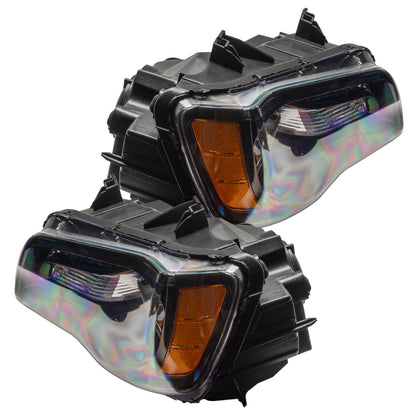 ORACLE Lighting Oracle 11-14 Chrysler 300C SMD HL Black - NON HID - ColorSHIFT DRL - ColorSHIFT w/ Simple Controller 7731-504 7731-504 Photo - Close Up