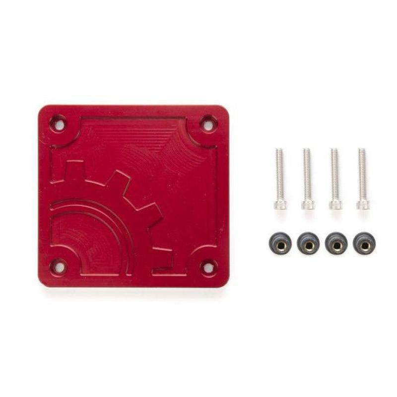 BuiltRight Industries 2020 Jeep Gladiator Bed Plug Plate Cover (Alum) - Red 110016 110016 User 1