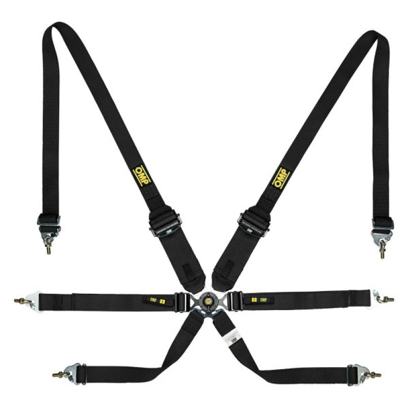 OMP Safety Harness One 2In Endurance Black Pull Down - (Fia 8853-2016) DA0-0205-A02-071 DA0-0205-A02-071 Photo - Primary