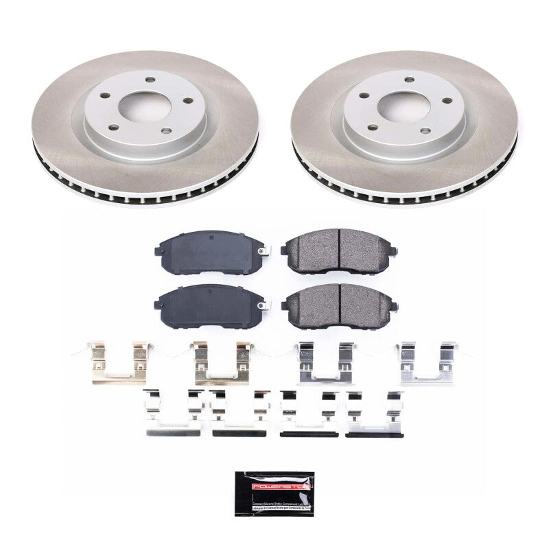 PowerStop Power Stop 07-12 Nissan Sentra Front Semi-Coated Rotor Kit SC5217 SC5217 Photo - Primary