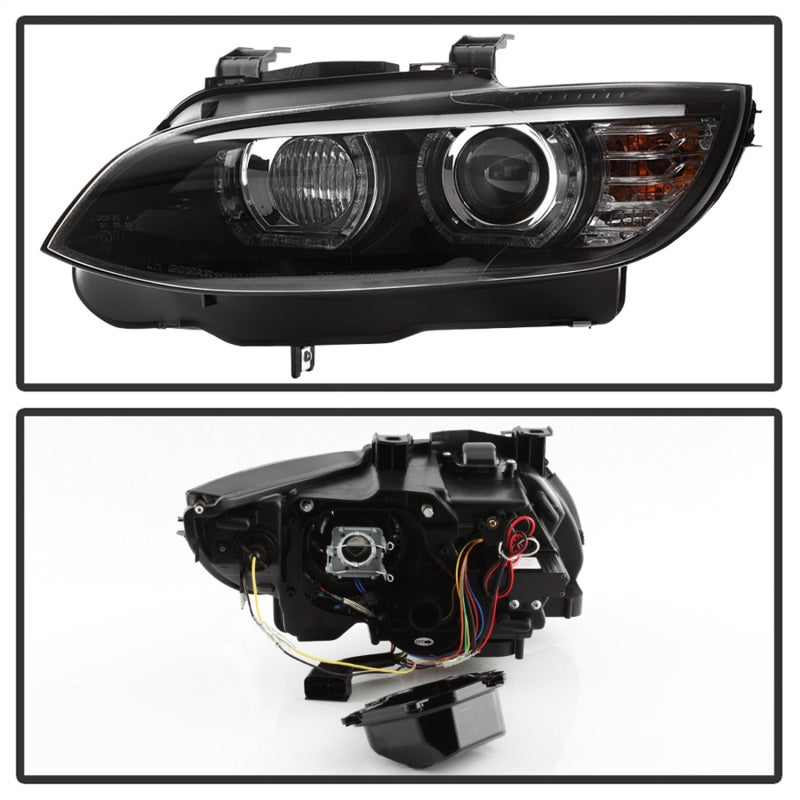 Spyder 08-10 BMW F92 3 Series Projector Headlights - LED DRL - Black (PRO-YD-BMWE9208-DRL-BK) 5085184 5085184 Photo - Unmounted