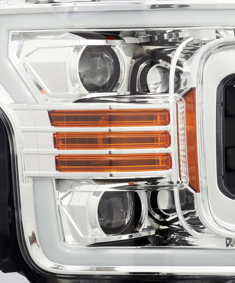 AlphaRex 18-19 Ford F-150 PRO-Series Projector Headlights Plank Style Chrm w/Activ Light/Seq Signal 880187 880187 User 3