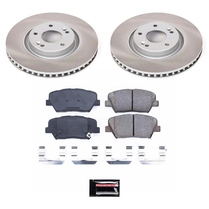 PowerStop Power Stop 12-17 Hyundai Azera Front Semi-Coated Rotor Kit SC6764 SC6764 Photo - Primary