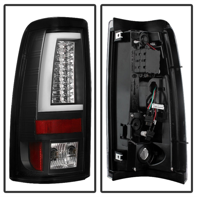 Spyder Chevy Silverado 1500/2500 99-02 Version 2 LED Tail Lights - Black ALT-YD-CS99V2-LED-BK 5081865 5081865 Photo - Unmounted