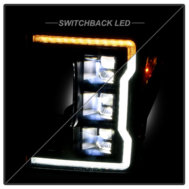 SPYDER Apex 20-22 Ford F250/F350 (Halogen) High-Power LED Headlights - Black PRO-YD-FS20HALAP-SEQ-BK 5088635 5088635 User 6