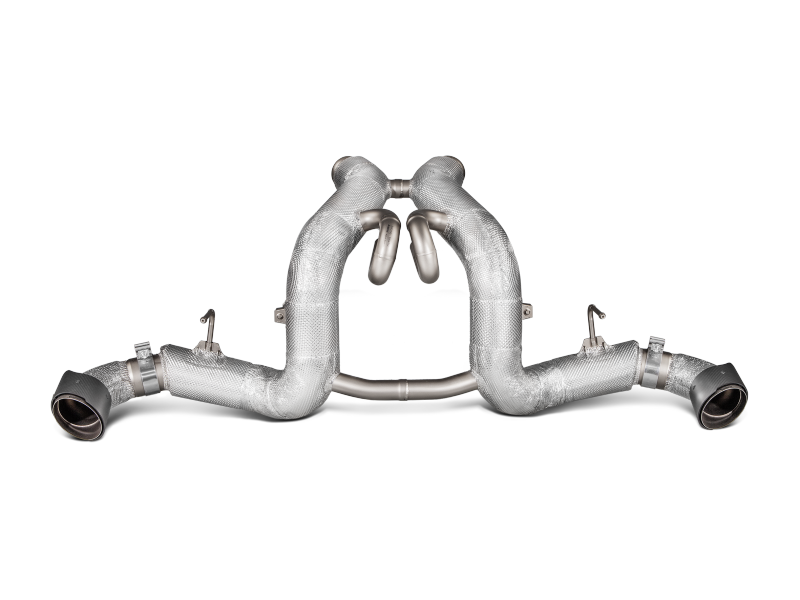 Akrapovic 16-17 McLaren 540C 570S Slip-On Line (Titanium) w/ Carbon Tips S-MC/TI/3 S-MC/TI/3 Photo - Primary