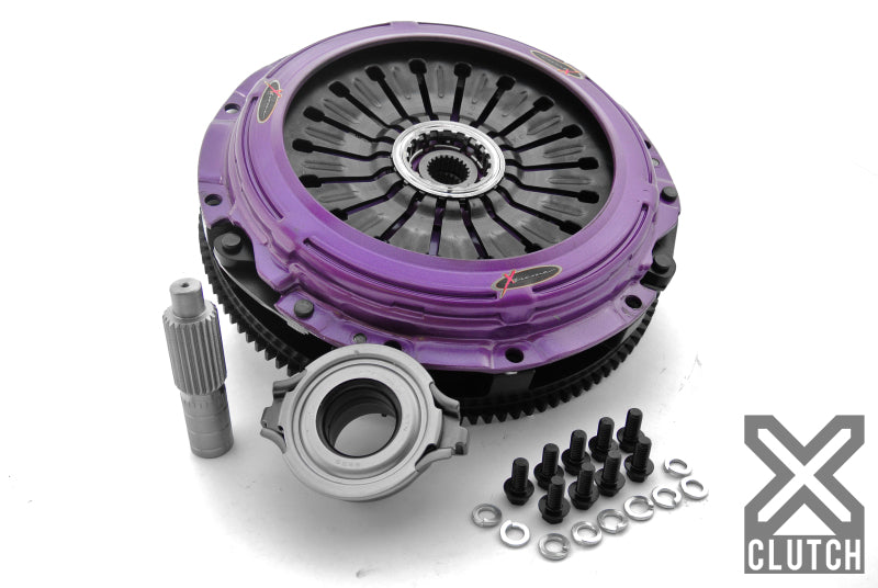 XCLUTCH 07-17 Mitsubishi Lancer EVO X 2.0L 9in Twin Solid Ceramic Clutch Kit XKMI23523-2E XKMI23523-2E Photo - Primary