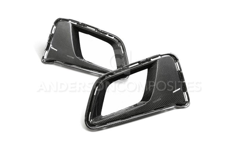 Anderson Composites 17-18 Chevrolet Camaro 1LE Carbon Fiber Type LE Air Duct Bezels AC-ADB17CHCAMZL-LE AC-ADB17CHCAMZL-LE Photo - Primary