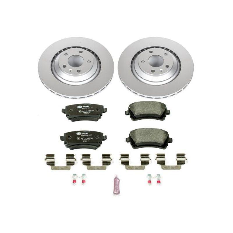 PowerStop Power Stop 05-11 Audi A6 Quattro Rear Euro-Stop Brake Kit ESK4567 ESK4567 Photo - Primary