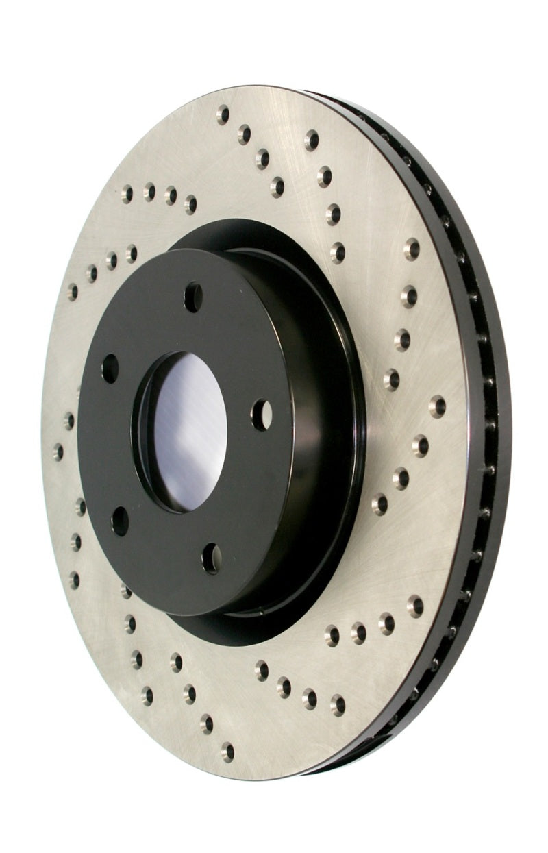 StopTech 18-20 Toyota Avalon Cross Drilled Front Right Sport Brake Rotor 128.44202R 128.44202R Photo - Primary