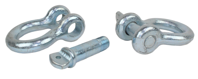 Fishbone Offroad D Ring 3/4In Zinc 2 Piece Set FB21037 FB21037 Photo - out of package