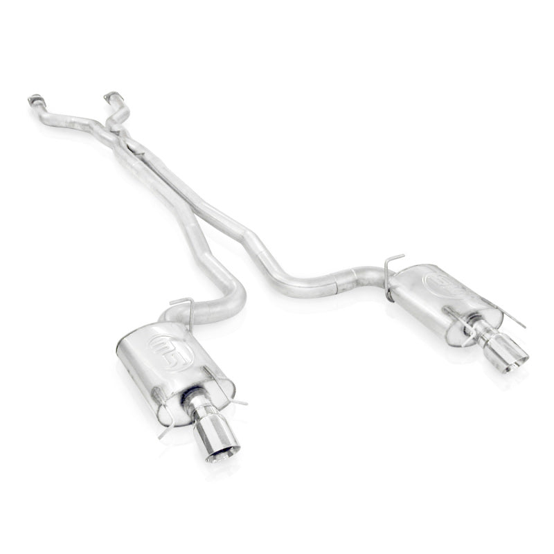 Stainless Works 2009-15 Cadillac CTS-V Sedan 3in Catback System X-Pipe S-Tube Mufflers 4in Tips CTSV9CB CTSV9CB Photo - Primary