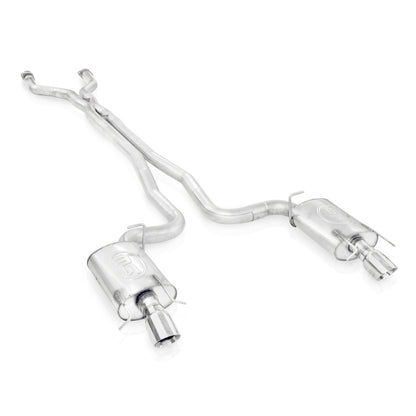 Stainless Works 2009-15 Cadillac CTS-V Sedan 3in Catback System X-Pipe S-Tube Mufflers 4in Tips CTSV9CB CTSV9CB Photo - Primary