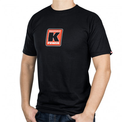 Skunk2 K-Power T-Shirt (Black, Large) 735-99-0940 Photo - Mounted