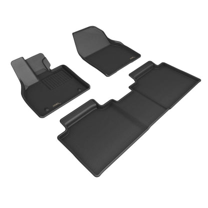 3D MAXpider 2023 Toyota BZ4X Double Cab Kagu 1st & 2nd Row Floormats - Black L1TY29001509 L1TY29001509 Photo - Primary