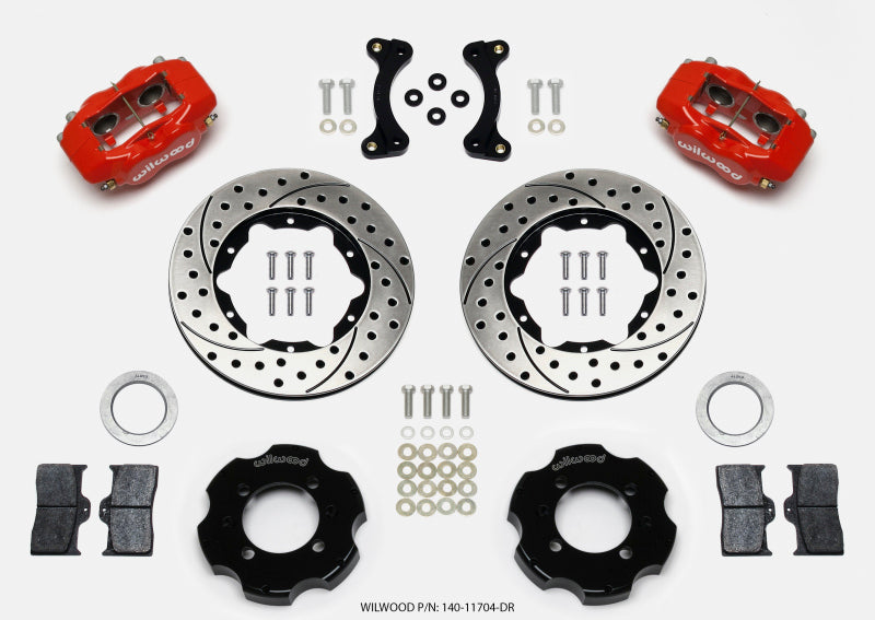 Wilwood FDL Front Hat Kit, 11.00", Drilled, Miata 140-11704-DR Photo - Primary