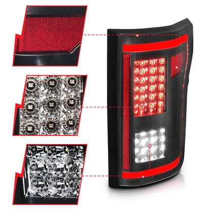 Anzo Ford F-150 15-17 L.E.D Tail Lights G2 Smoke 311286 User 2
