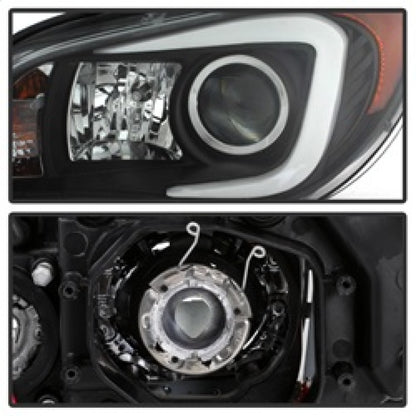 Spyder Subaru WRX 2006-2007 Projector Headlights - Halogen Only - Black PRO-YD-SWRX06-LBDRL-BK 5083920 5083920 Photo - Unmounted
