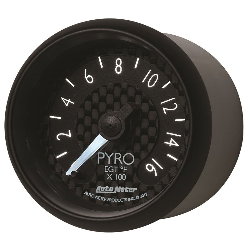 Autometer Gauge, Pyrometer (EGT), 2 1/16", 1600 deg. F, Digital Stepper Motor 8044 User 3