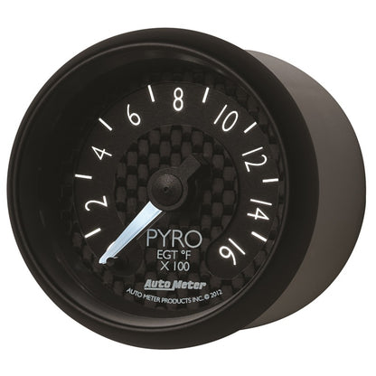 Autometer Gauge, Pyrometer (EGT), 2 1/16", 1600 deg. F, Digital Stepper Motor 8044 User 3