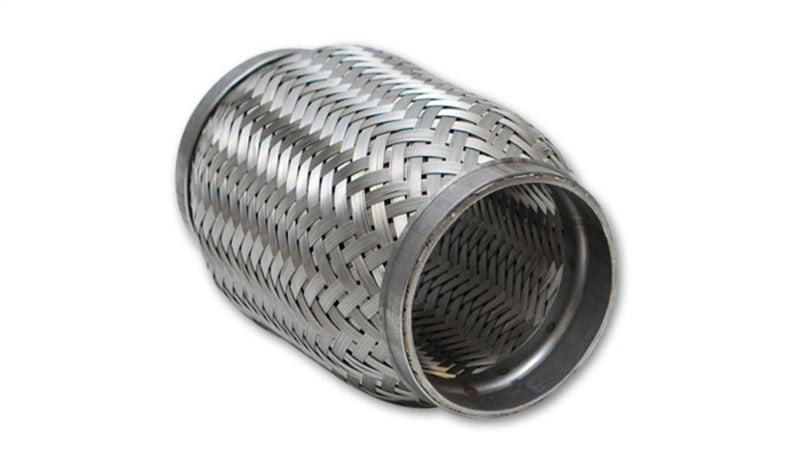 Vibrant SS Flex Coupling with Inner Braid Liner 1.5in inlet/outlet x 4in flex 62304 Photo - Primary