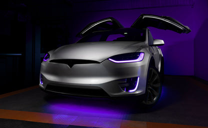 ORACLE Lighting 16-21 Tesla Model X Dynamic ColorSHIFT Headlight & Fog Light DRL Upgrade Kit 1467-332 1467-332 Photo - Mounted